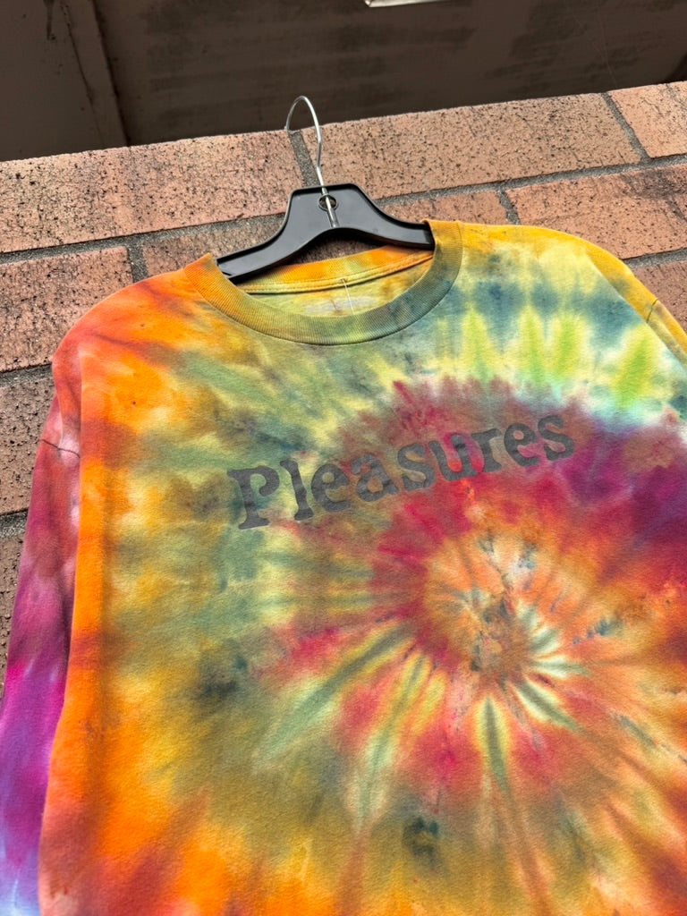 Pleasures Equality Hand Dyed Long Sleeve Tee Size L