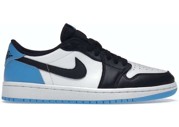 Jordan 1 Retro Low OG Black Dark Powder Blue (Women's) Sz 8