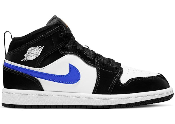 Jordan 1 Mid Black Racer Blue White (PS) (SZ 12C)