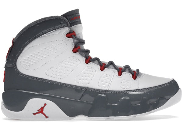 Jordan 9 Retro Fire Red No lid Sz 7