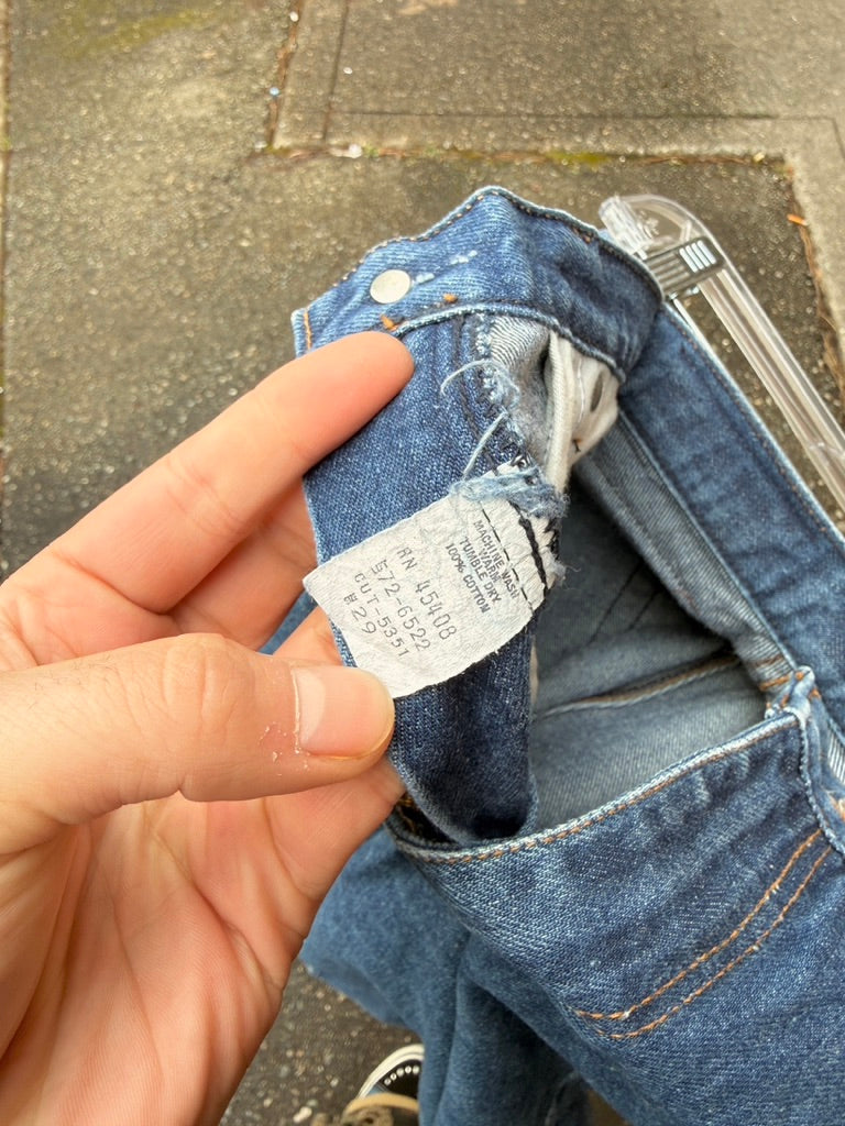 90s Ralph Lauren Dark Wash Denim Straight Leg Jeans Sz 29