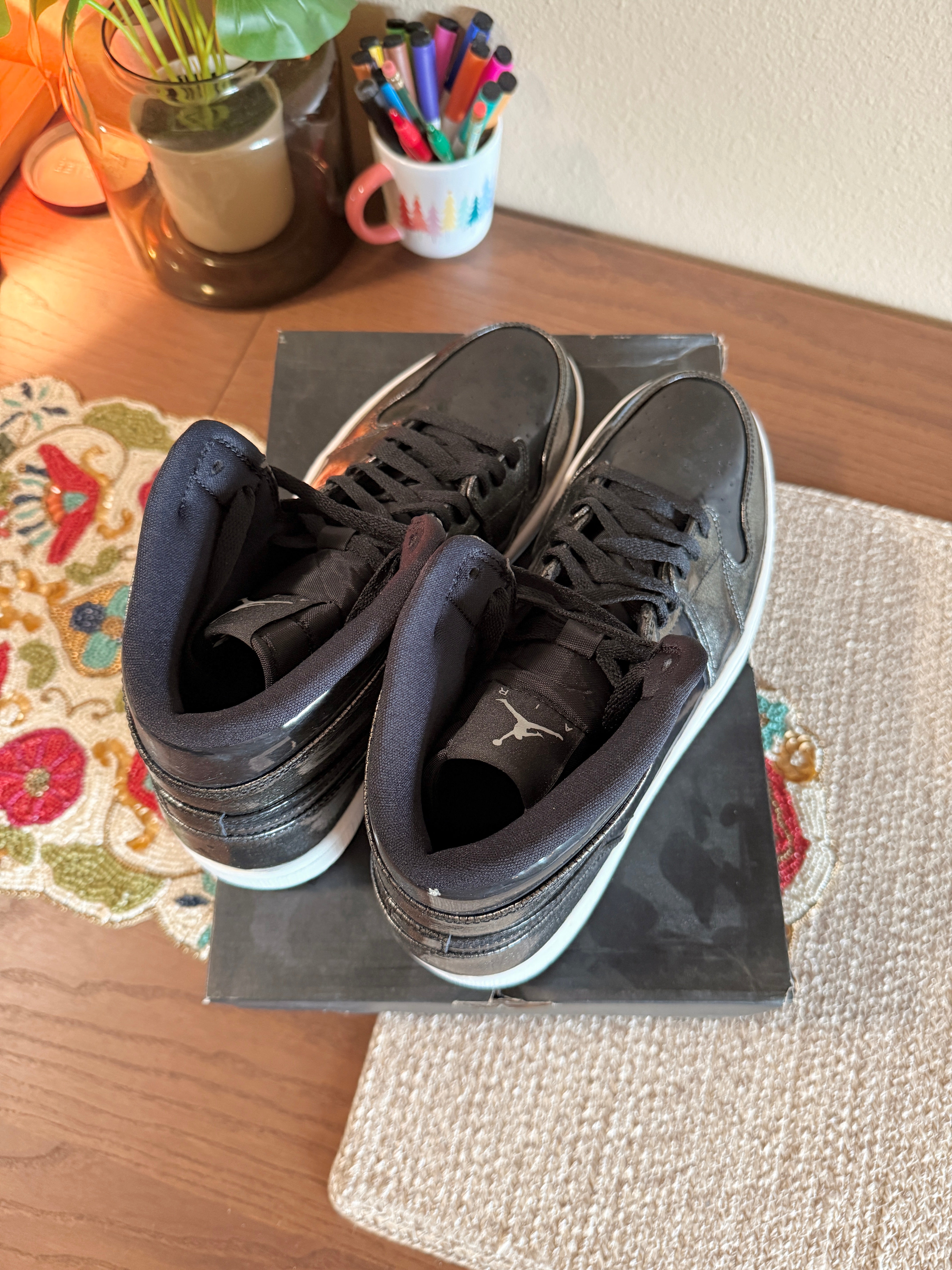 Jordan 1 Retro Black Patent Size 11.5