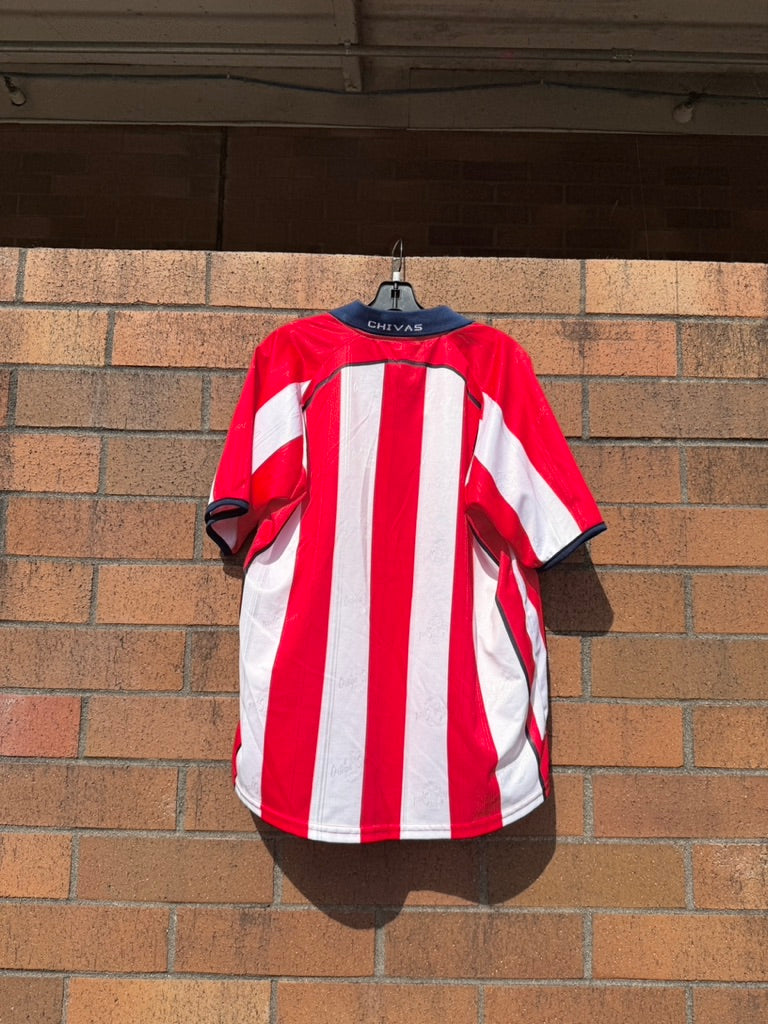 90s Chivas Guadalajara MX Liga Jersey Size L