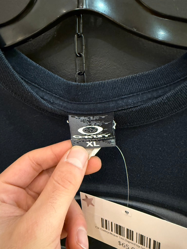 Y2K Oakley Mopar Tee (Signed by Gary Scelzi) Sz XL