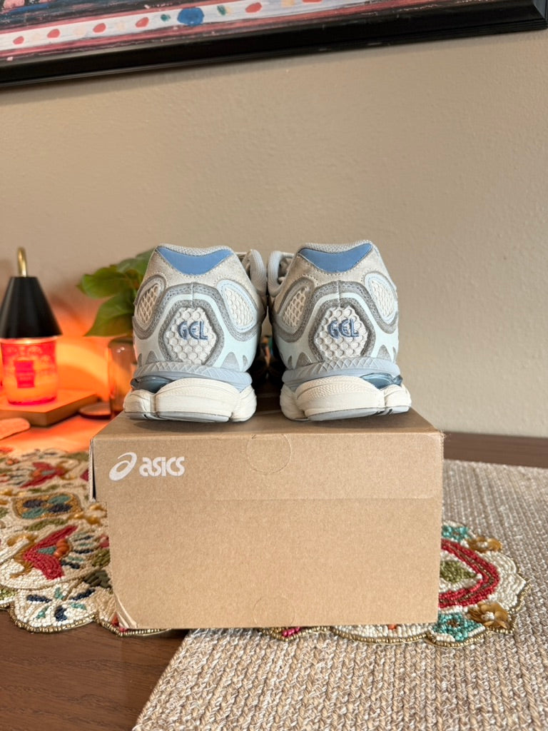 Asics Gel NYC Ivory / Mid Grey Size 11 USED