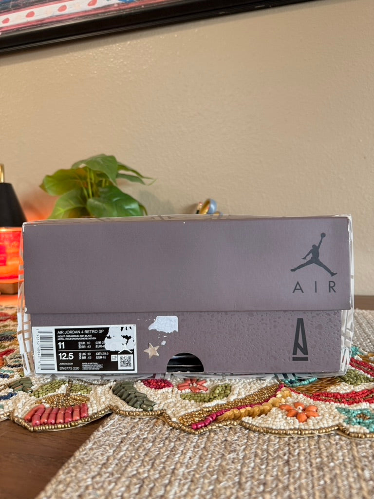 Jordan 4 Retro SP A Ma Maniére Violet Ore Size 11M USED