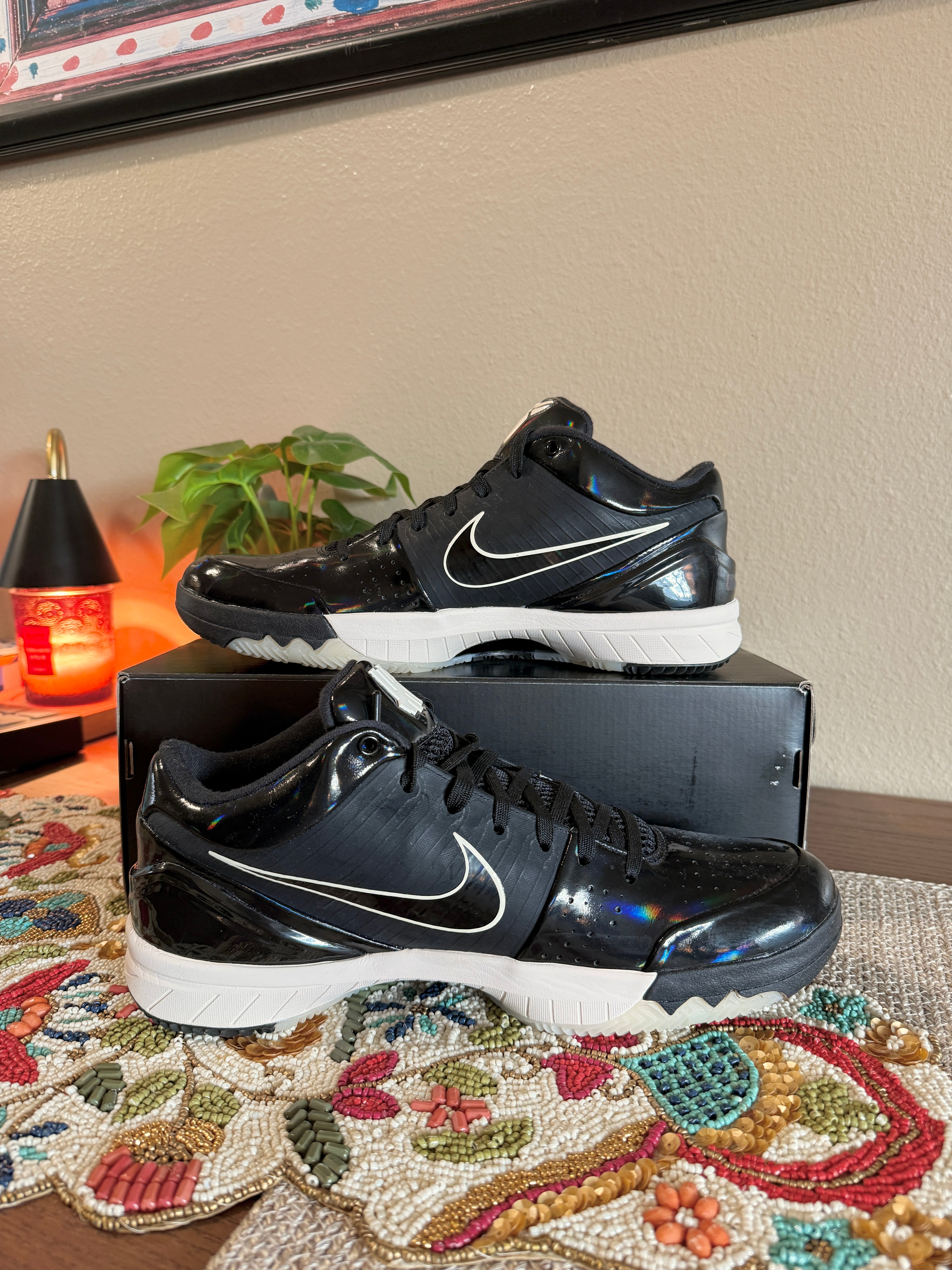 Nike Kobe 4 Protro Undefeated Black Mamba Size 11.5