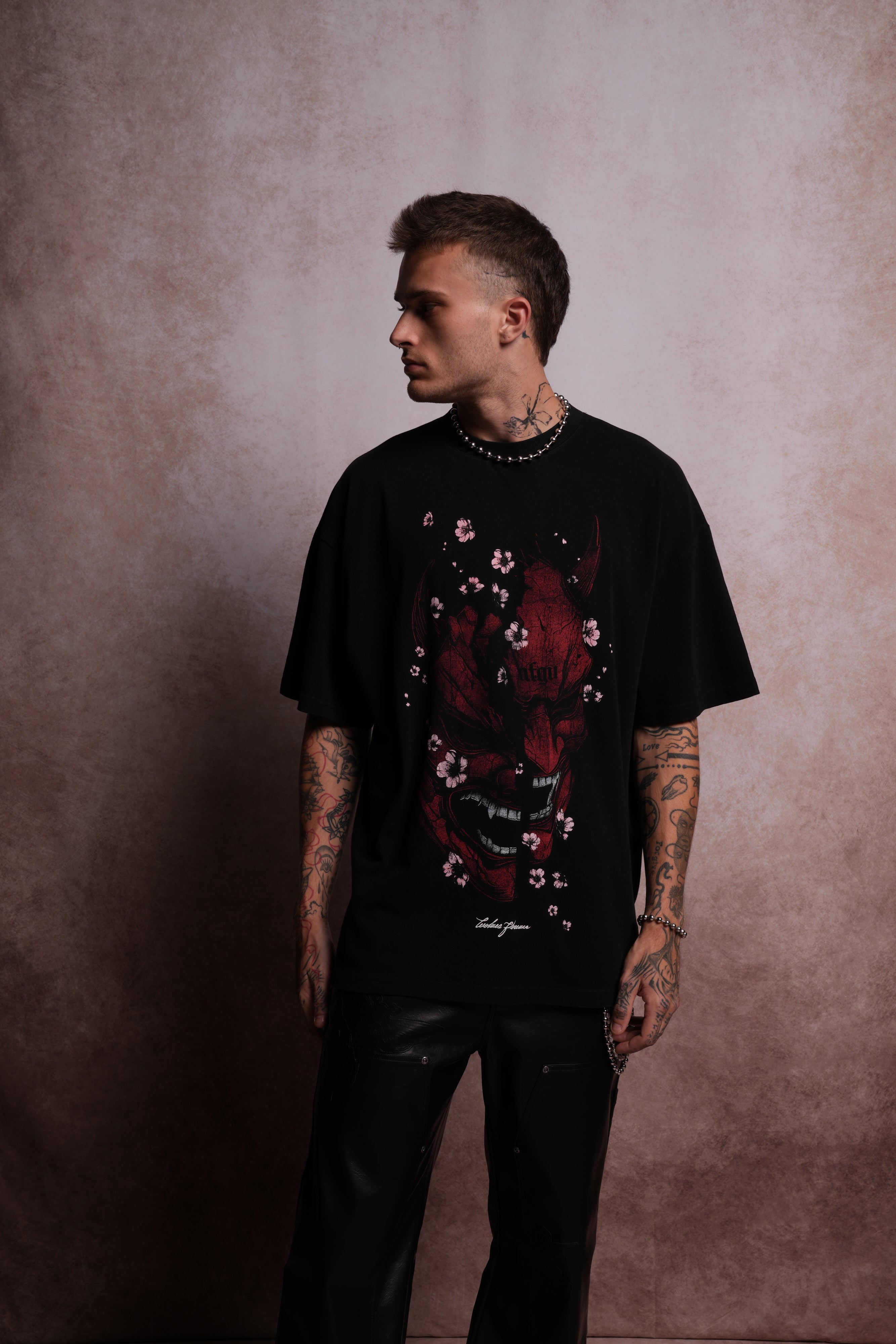 Darc Sport The Seven Virtues Oversized Tee Black Sz M