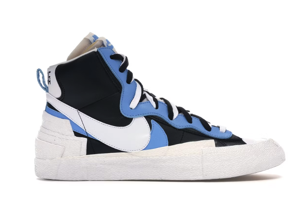 Blazer Mid sacai White Black Legend Blue