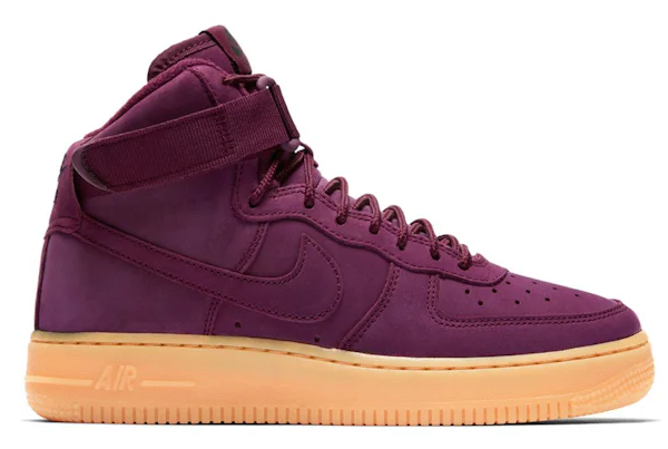 Nike Air Force 1 High WB Bordeaux (GS) (SIZE 5Y)