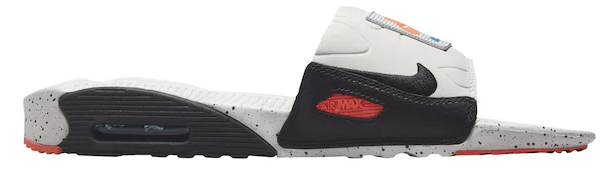 Nike Air Max 90 Slide White Turf Orange Speckled (SIZE 10)