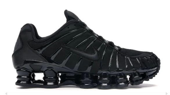 Nike Shox TL Triple Black (SIZE 5M/6.5W)