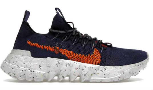 Nike Space Hippie 01 Navy Orange (SIZE 12/NO BOX)