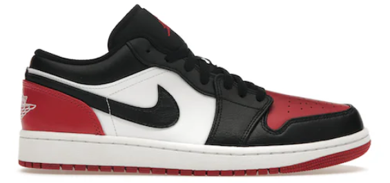 Jordan 1 Low Bred Toe 2.0 (SIZE 8M/9.5W)