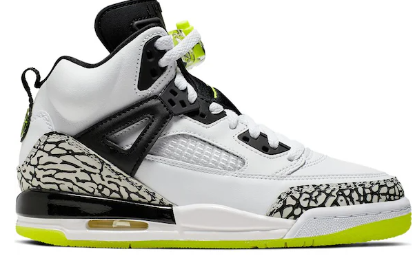 Jordan Spizike White Volt Black (GS) (SIZE4Y/W5.5)