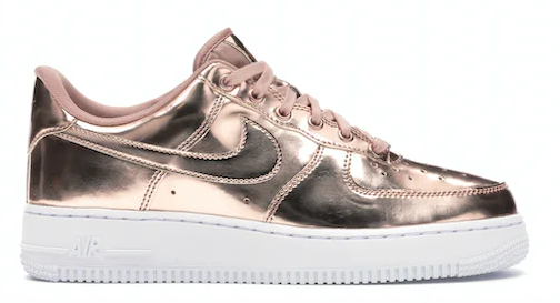 Nike Air Force 1 Low Metallic Bronze (Women's) (size 7.5W)