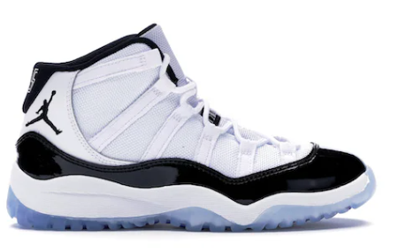 Jordan 11 Retro Concord (2018) (PS) (SIZE 3Y) (SLIGHT CREASES)