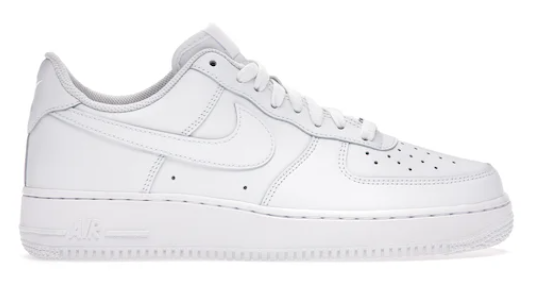 Nike Air Force 1 Low '07 White (SIZE 8.5/SLIGHT YELLOWING)