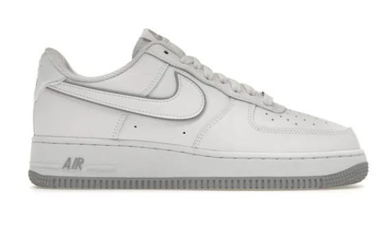 Nike Air Force 1 '07 Low White Wolf Grey Sole (SIZE 10.5)