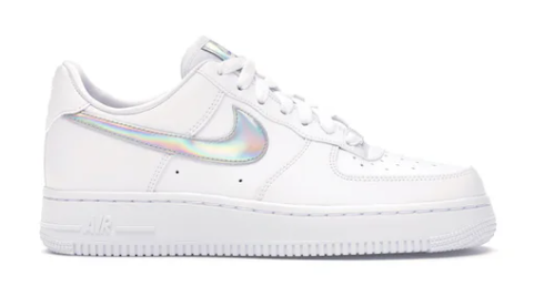Nike Air Force 1 Low White Iridescent (Women's) (SIZE 8.5W)