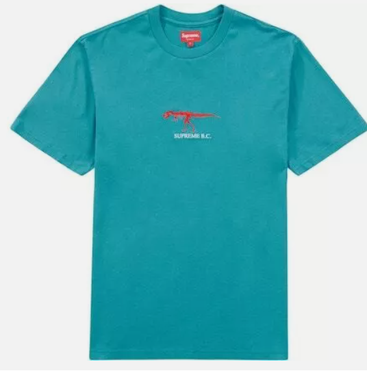 Supreme B.C. S/S Top Teal Sz Large