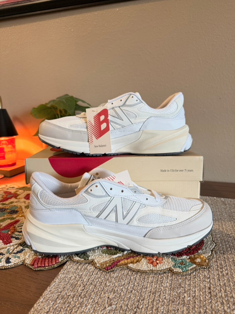 New Balance 990v6 MiUSA White Sea Salt Size 11.5