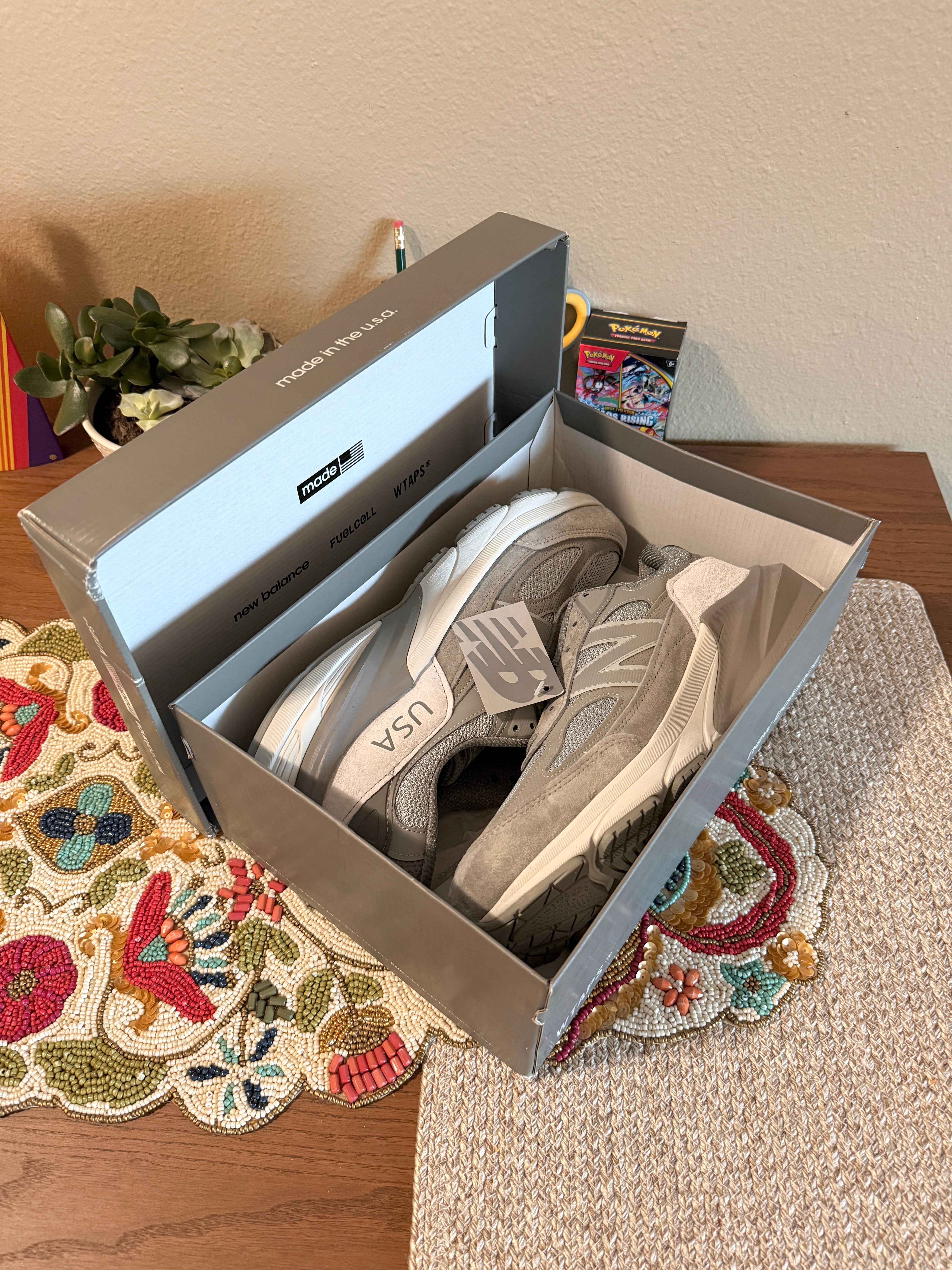 New Balance 990v6 MiUSA WTAPS Moon Mist Size 11.5 DEFECT