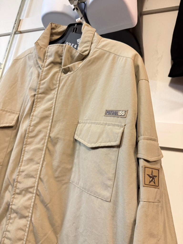 Y2K Patrol 55 Beige Ski Jacket Sz XL