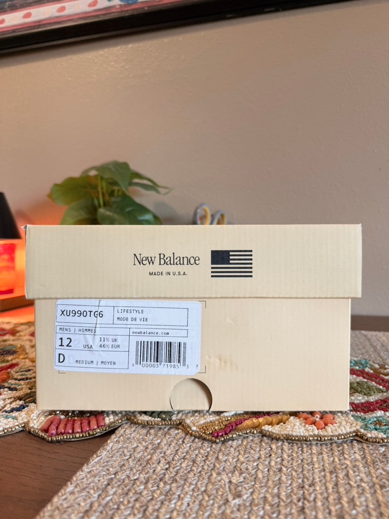 New Balance 990v6 MiUSA Teddy Santis Grey Black Size 12