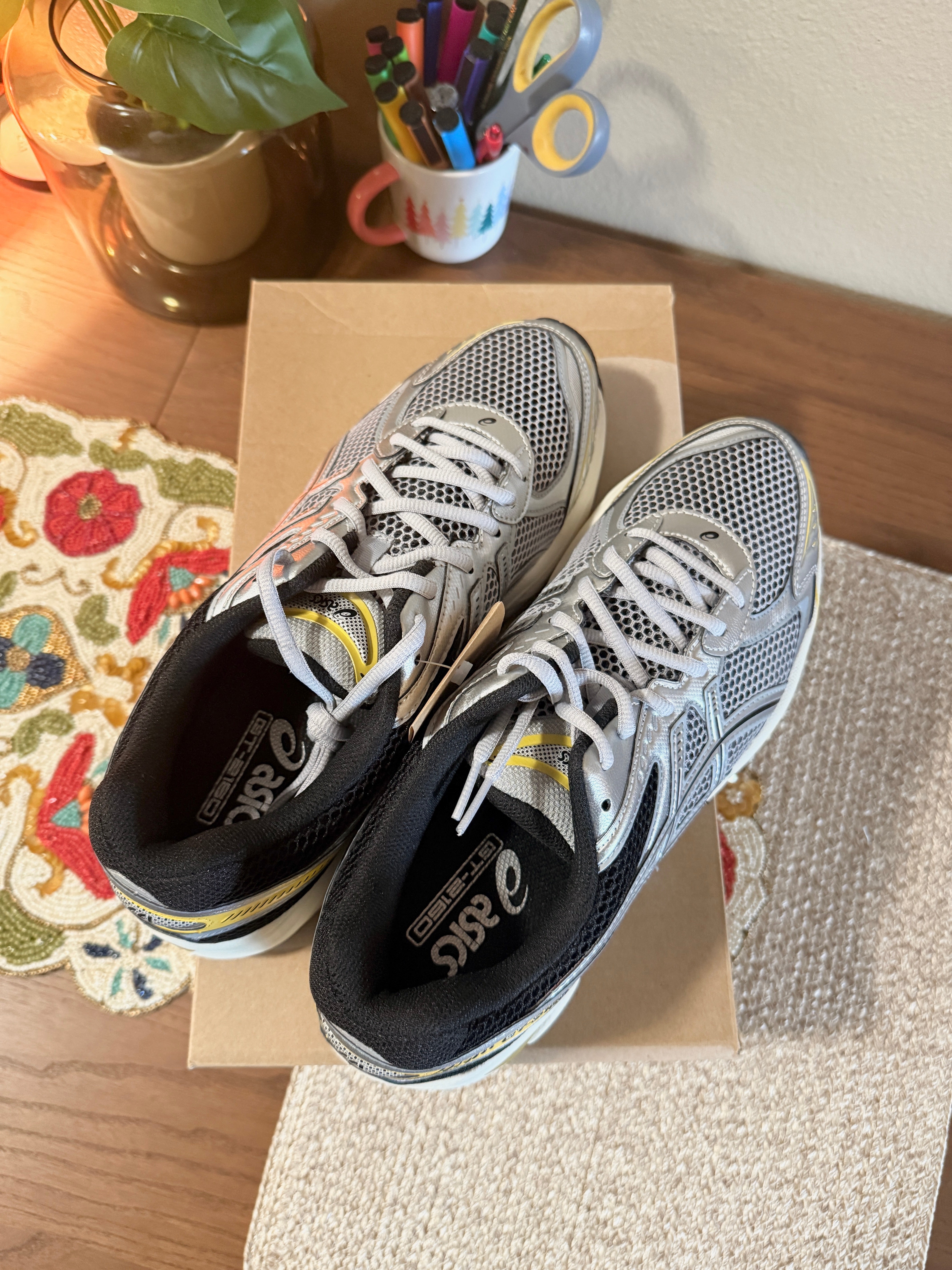 Asics GT-2160 Piedmont Grey Pure Silver Size 12
