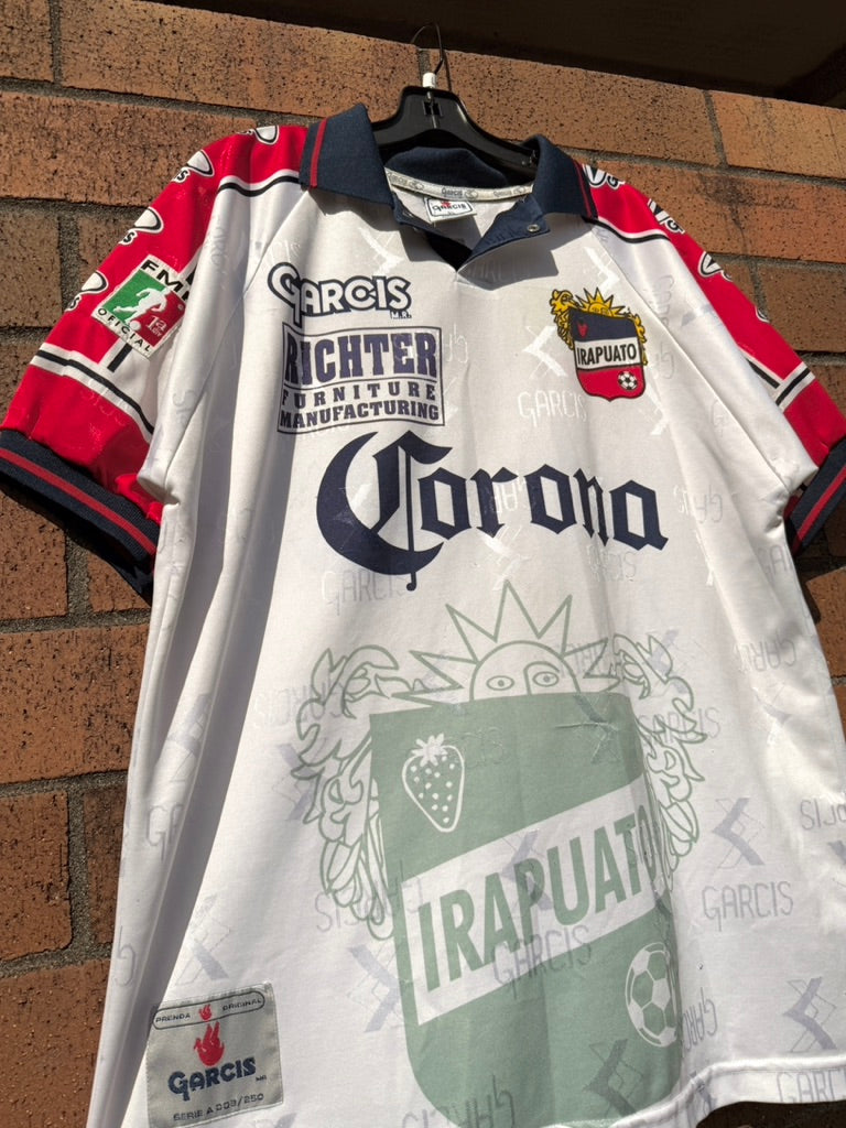90s CD Irapuato Mexican Soccer Jersey Size L