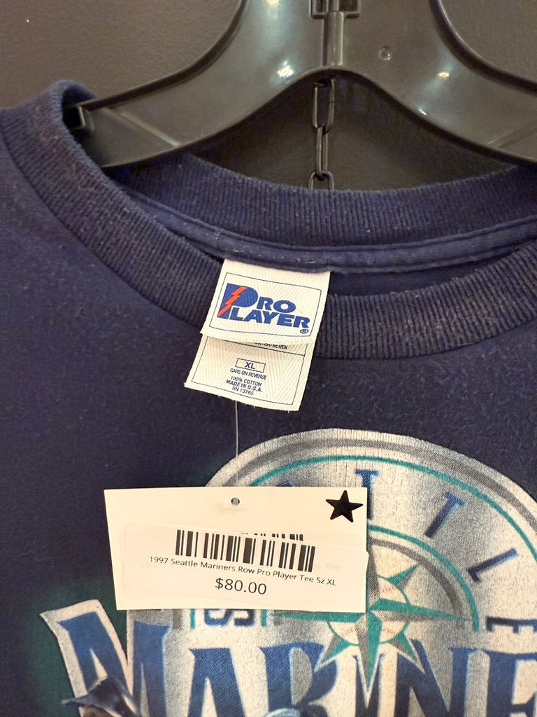 1997 Seattle Mariners Row Pro Player Tee Sz XL