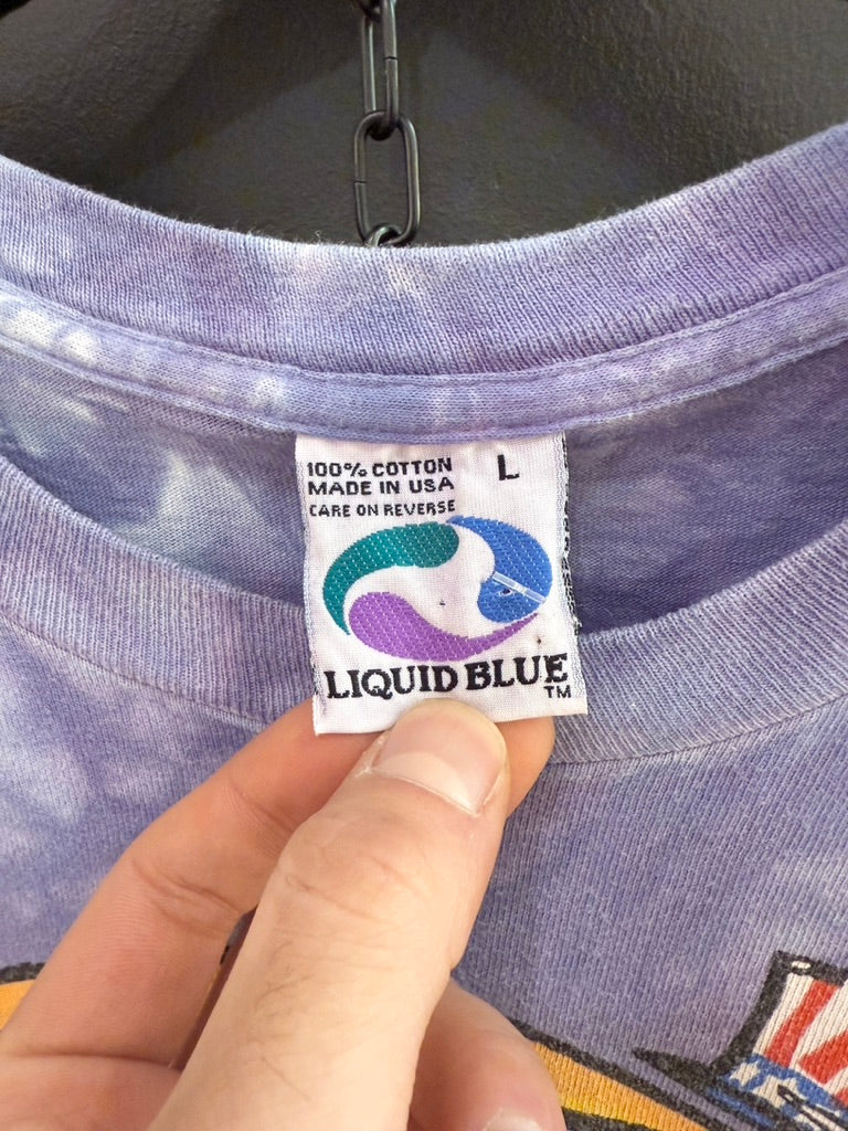 1994 Liquid Blue Grateful Dead Xing Tee Sz L