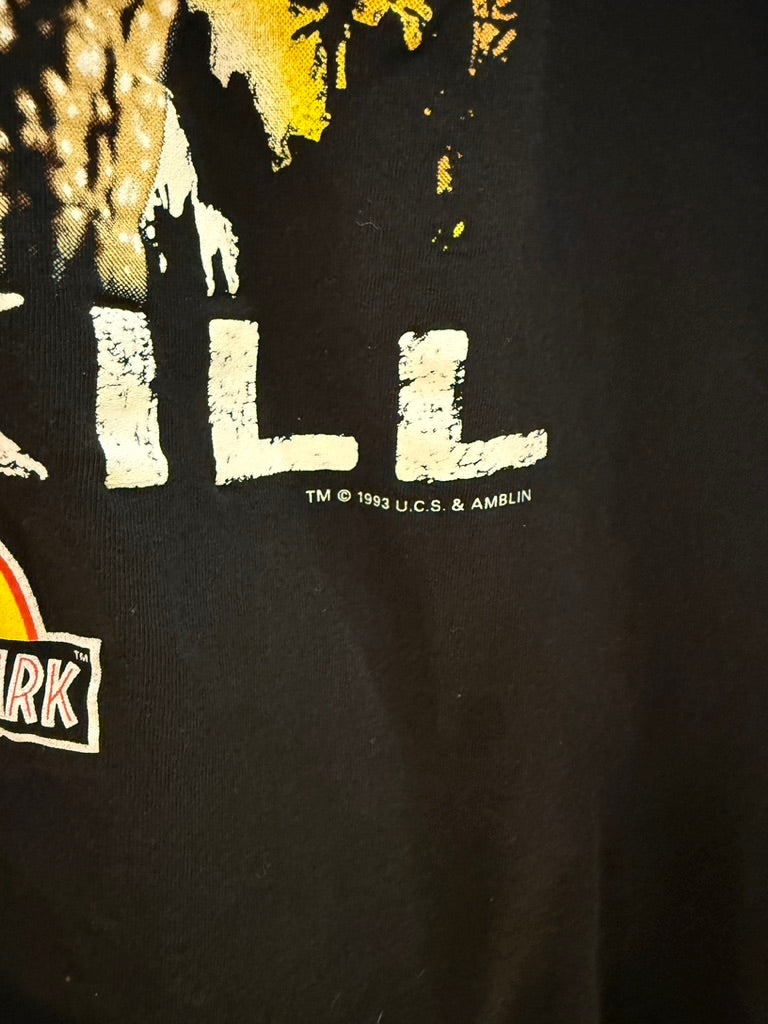 1993 Jurassic Park Awesome to Kill Tee Sz XL