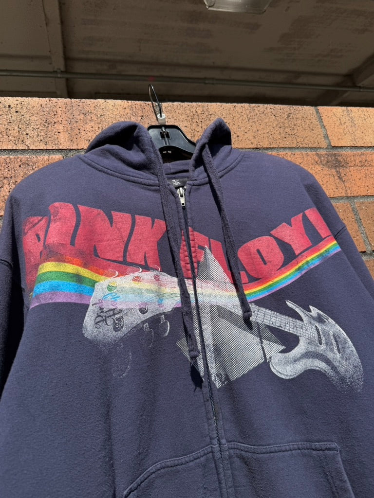 2008 Pink Floyd Fender Zip Up Hoodie Size L