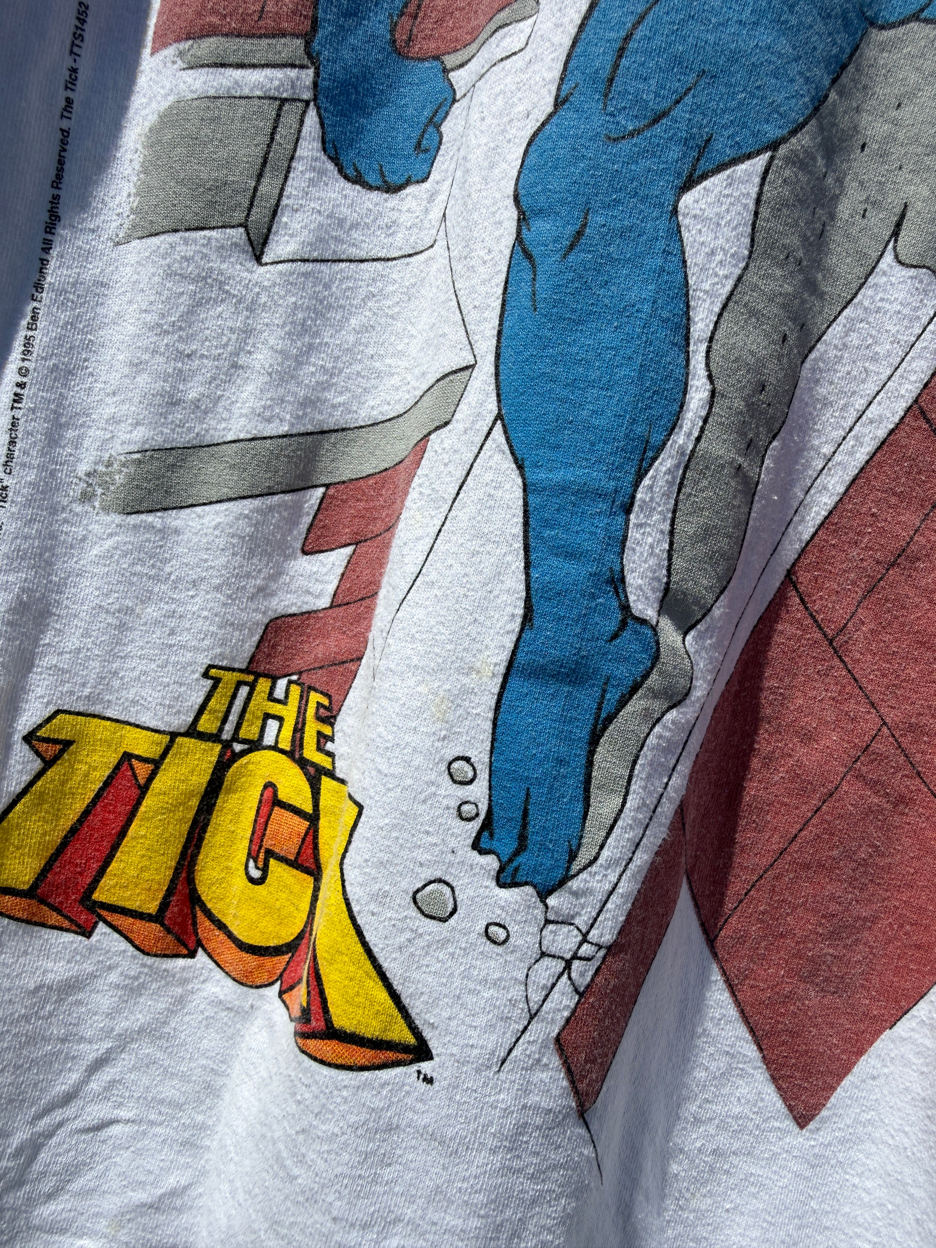1995 The Tick Evil is A-Foot Tee Size L