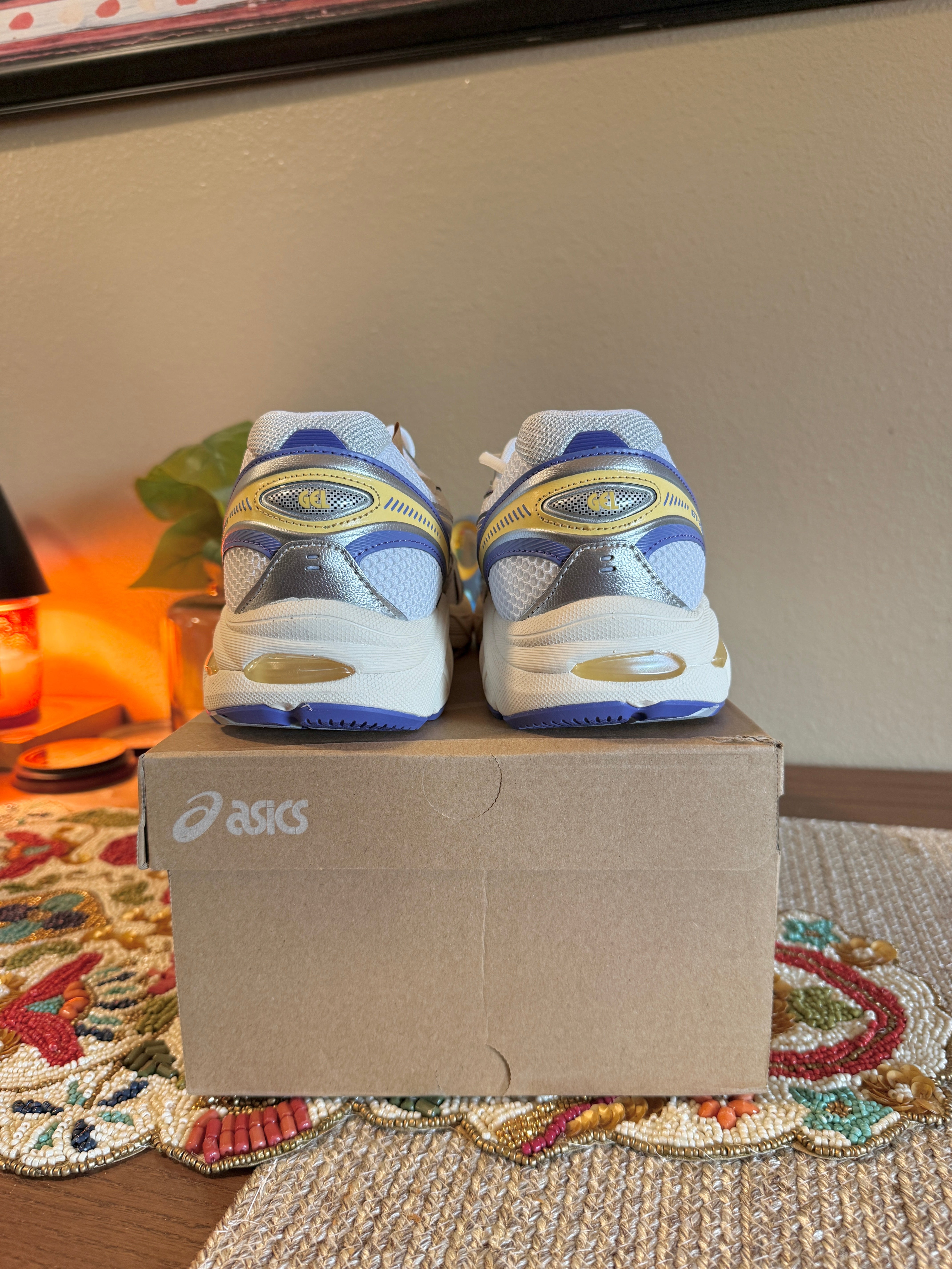 Asics GT-2160 White Blue Violet Size 10.5