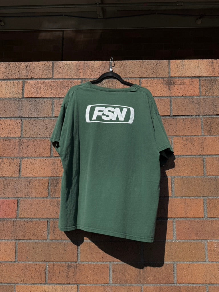 Y2K Seattle Sonics FSN Tee Green Size XL