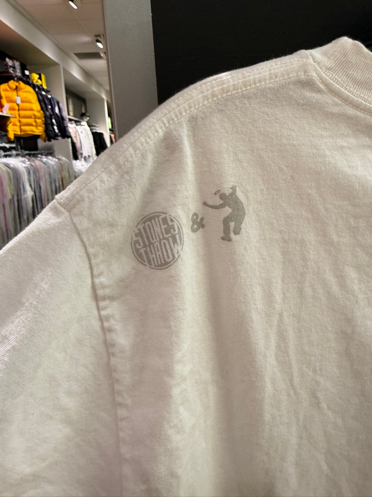 Y2K J-Dilla Clean It Up Stones Throw Records Tee Sz L