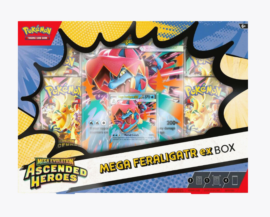 Pokemon Ascended Heroes Mega Feraligatr ex Box