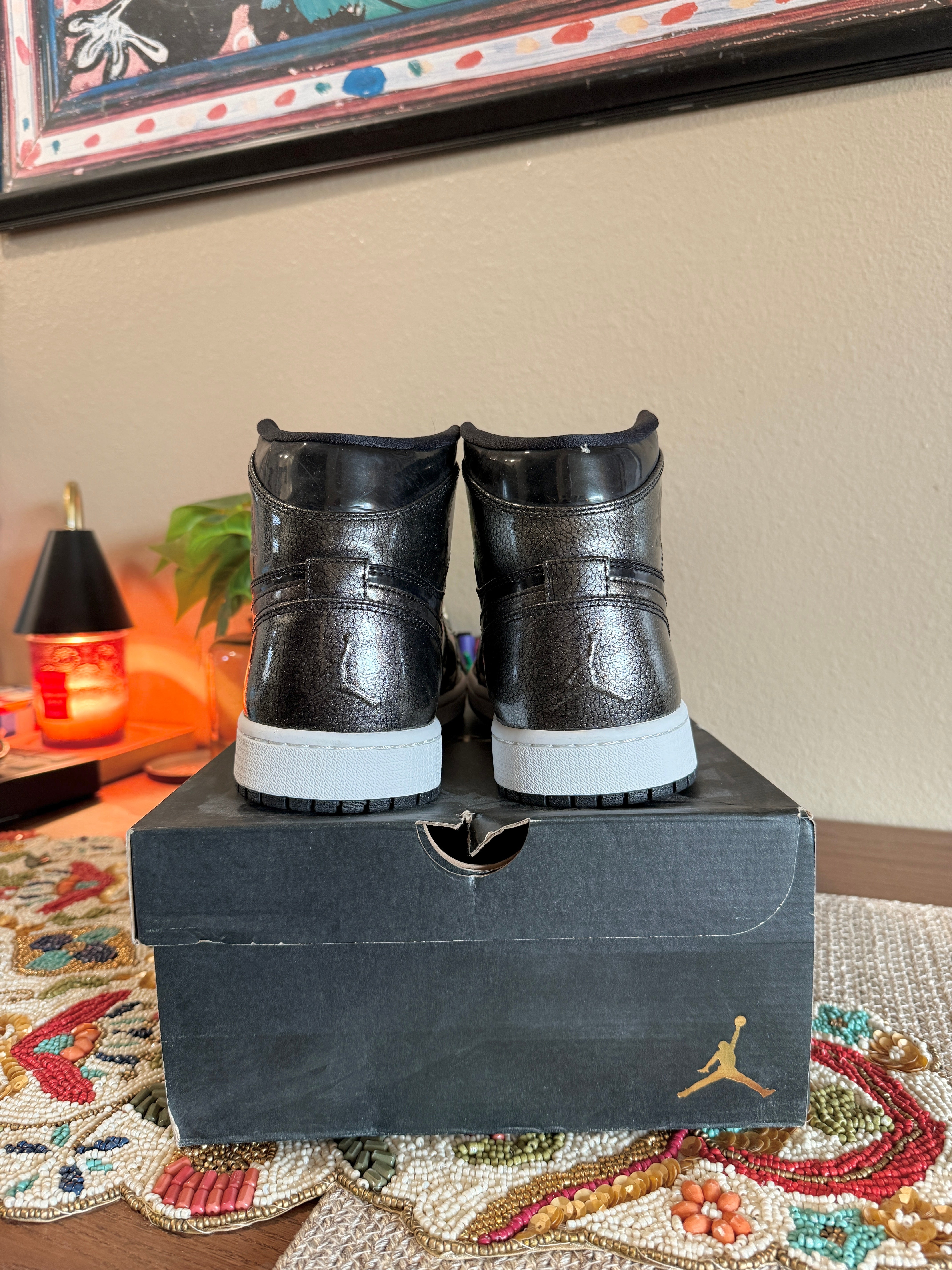 Jordan 1 Retro Black Patent Size 11.5
