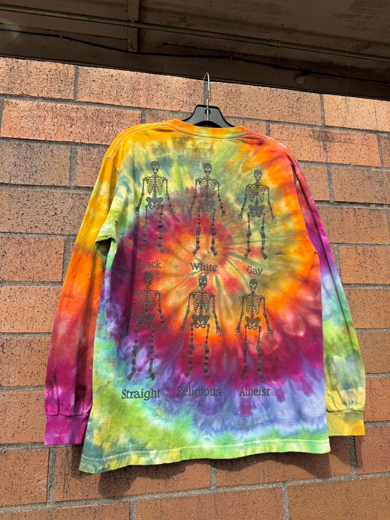 Pleasures Equality Hand Dyed Long Sleeve Tee Size L