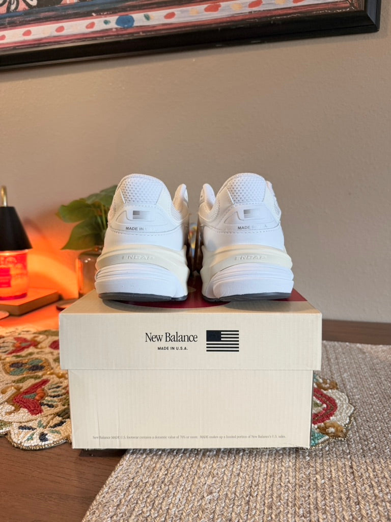New Balance 990v6 MiUSA White Sea Salt Size 8.5