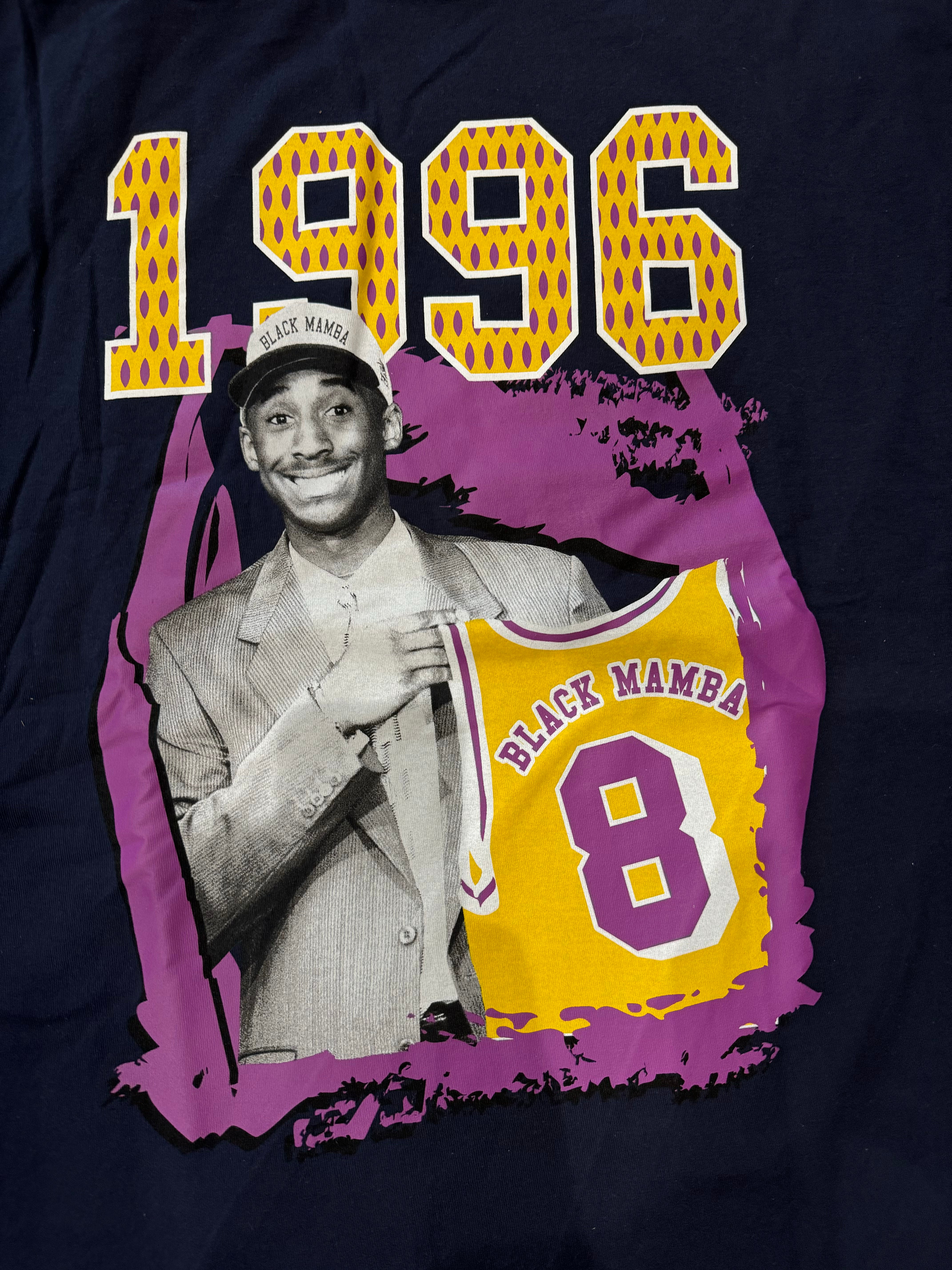 Kobe 1996 Black Mamba Shirt Large