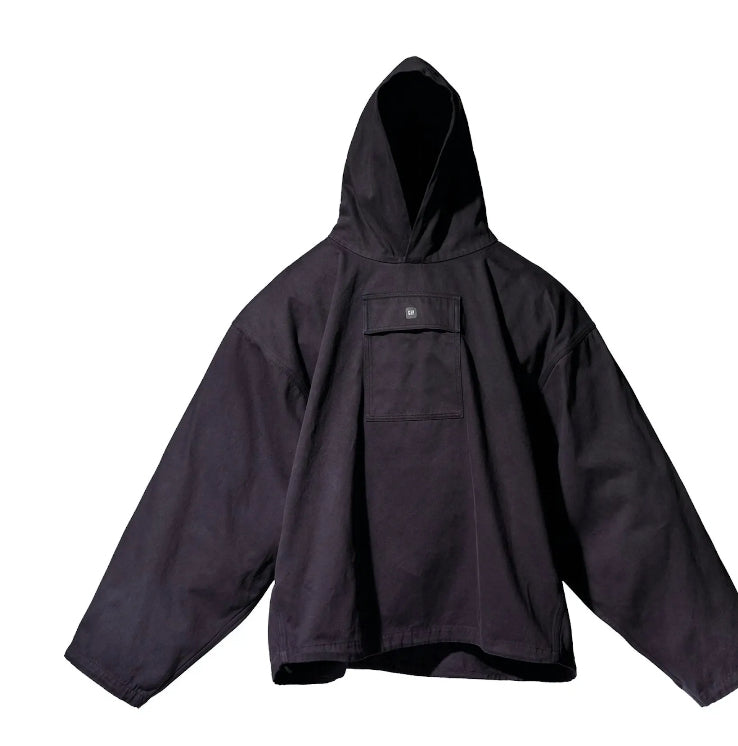 Yeezy Gap Sateen Anorak Black SZ XS