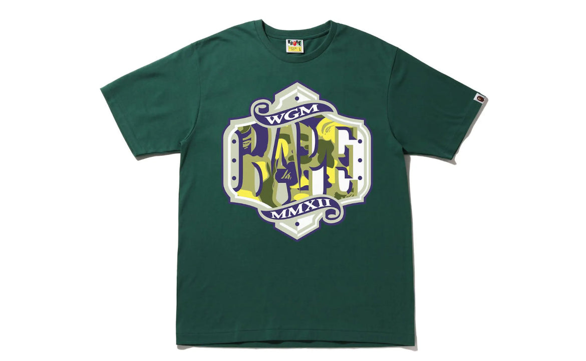 BAPE Archive Graphic Tee #11 Green Sz Small