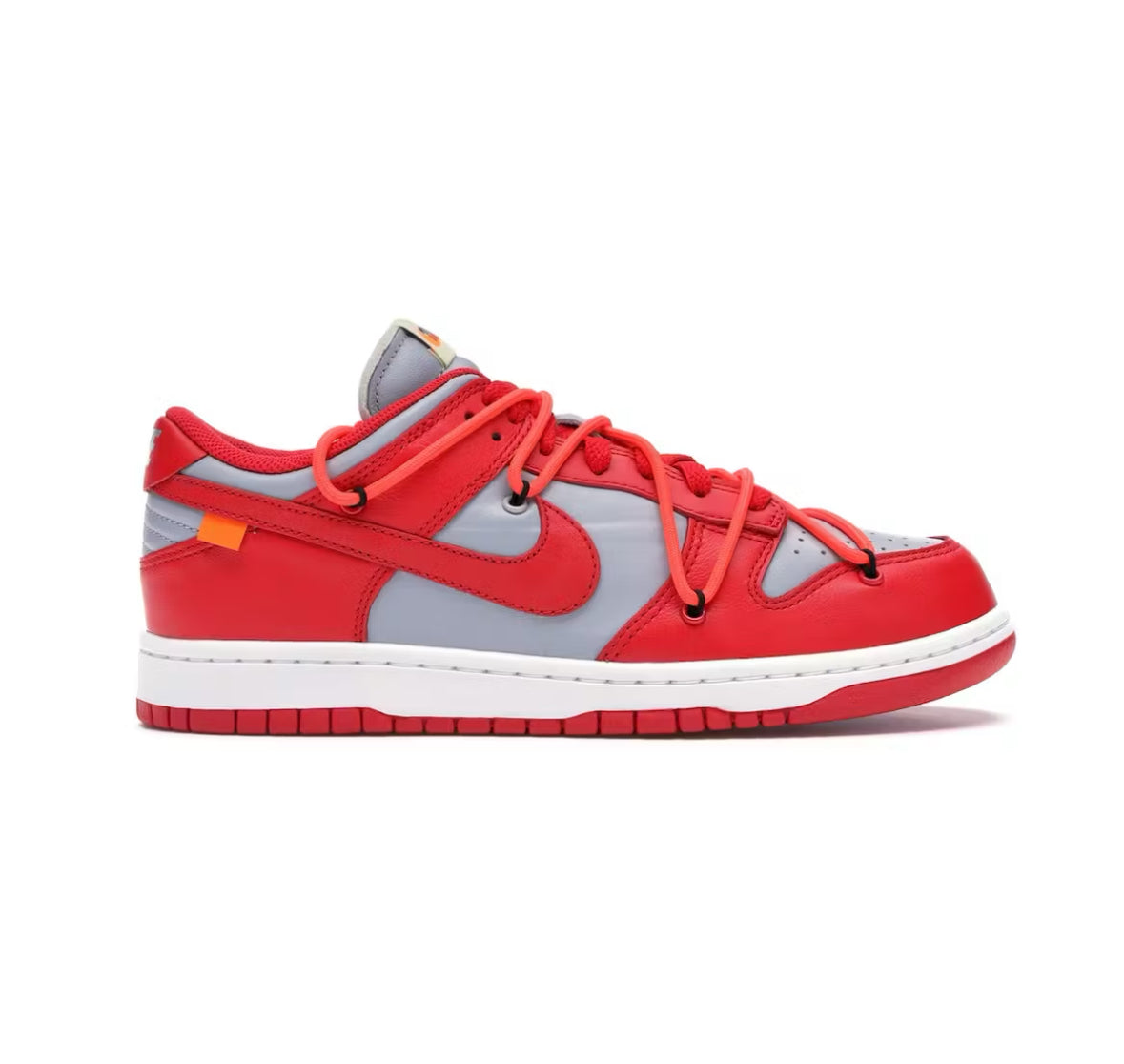 Nike Dunk Low Off White Red Sz 9. Used