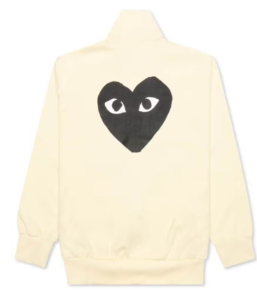 Comme des Garçons Zip Up Black Heart Sz Small