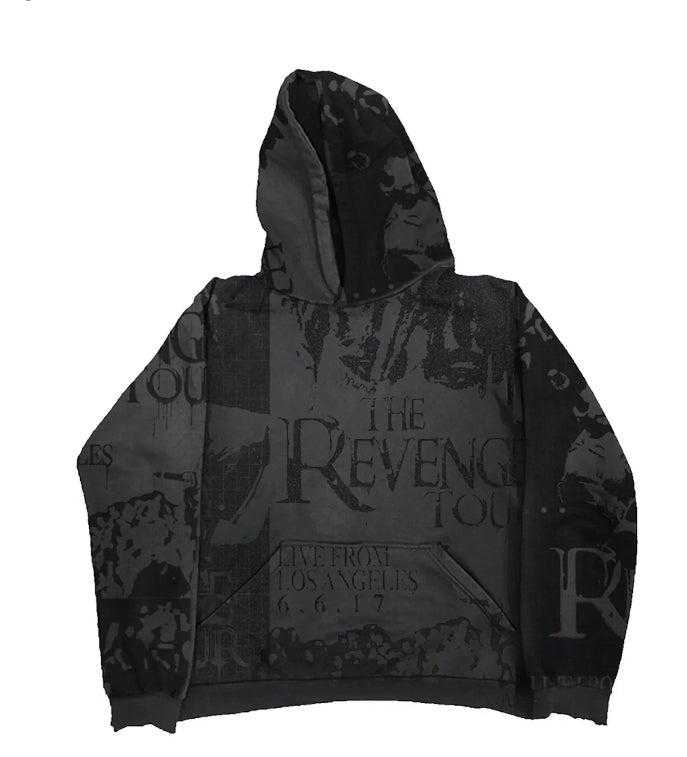 XXXTentacion The Revenge Tour Hoodie Black SZ S