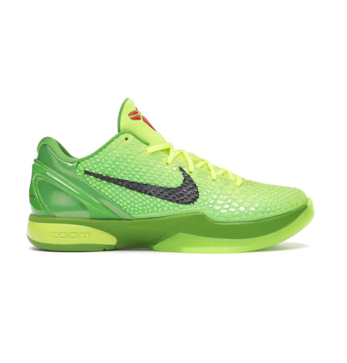 Nike Kobe 6 Grinch Sz 4 used no box